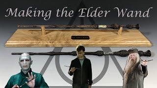 Making the Elder Wand - From Real Elder Wood!