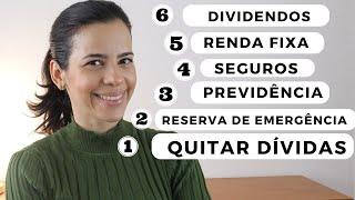 A ORDEM CERTA PRA INVESTIR SEU DINHEIRO - Para iniciantes!