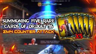Crossfire West : killing 5 Rare cards of Dr.bolt 5s in one game - ZM4 Counter attack
