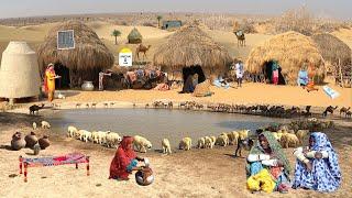 Desert Woman Daily Routine Life | Village life Pakistan | Cooking Village Food | Ancient Culture