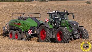 Strohernte XXL / Fendt Squadra 1290 N UD / 2 X Krone HDP II / Claas Turion 1914 / Agrarlohn Müritz