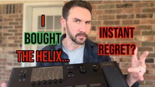 Finally Bought The Helix Floor. Instant Regret? #helixfloor #helix #hxeffects #line6 #guitarpedals