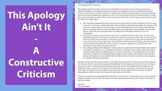 The Reading Rush: A Constructive Analysis and Criticism of the Official Apology | 2020 Edition