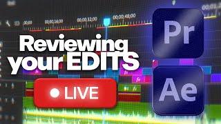 Reviewing YOUR edits + Editing Hacks/Tricks  | Premiere Pro & After Effects