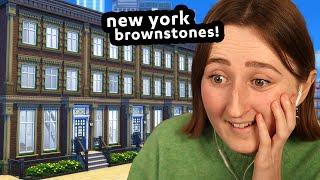 recreating*realistic* new york brownstones in the sims