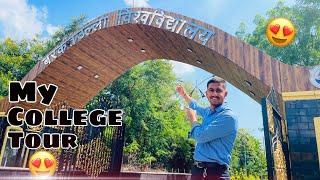 Barkatullah  university college tour| college life vlogs | sanskar shukla #bhopal