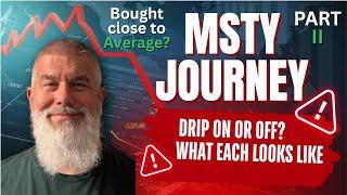 DID YOU BUY MSTY around $25 with DRIP ON or OFF