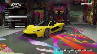 GTA V Benny's Car Custom: Progen T20 (McLaren P1) - Ultimate Build!