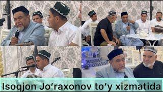 Isoqjon Jo’raxonov to’y xizmatidan TANTANALAR SAROYI TO’XONASI