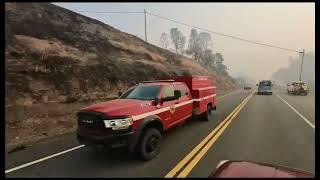 7/31/2024 PARK FIRE ALONG HIWAY 32 to FOREST RANCH