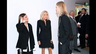 Brigitte Macron fait une apparition surprise au défilé Dior, laisse sans voix en mini tailleur court