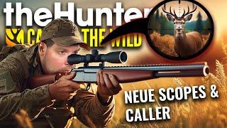 DAS sind die neuen VISIERE & CALLER! Der erste JAGDEINSATZ!  | theHunter Call of the Wild