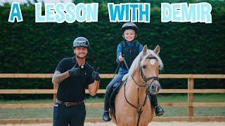 DEMIR GIVES HARLEN A RIDING LESSON! * so funny *