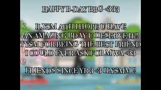  . 28/11 HAPPY EARLY BDAY @vanillye.zz3