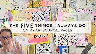 Five Tips for Enhancing Your Mixed Media Art Journals | Collage Art Journal Tutorial