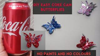 Easy DIY coke/pepsi can butterflies | Best Out of Waste | Waste Material Craft Ideas |Hacks with can