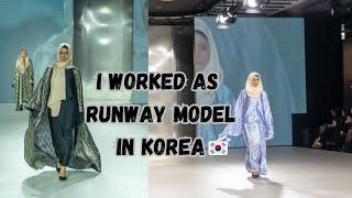 My 1st experience as Runway Model in Korea | Hijab special Seoul vlog #korea #leeminho #bts