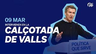 Feijóo, Alejandro Fernández, Dolors Montserrat y Mario García intervienen en la Calçotada de Valls