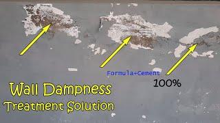 Wall Dampness Treatment with 100% Solution by Civil Engineers