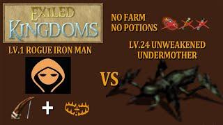 Exiled Kingdoms - Lv.1 Rogue Iron Man vs Unweakened Undermother