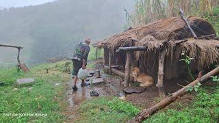 Most Peaceful Nepali Mountain Village Life | Daily Activities of Hari Rokaya Village People | Rainy