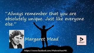 Margaret Mead Quotes | you are absolutely unique | By Quotes Hub