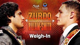 RIYADH SEASON: LATINO NIGHT | GILBERTO 'ZURDO' RAMIREZ VS. CHRIS BILLAM-SMITH WEIGH IN LIVE