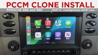 PCCM Clone Install for Porsche 986 and 996 - Part 5 - Configuration MOST based cars (2003-05)