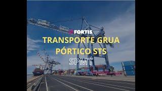 FORTIS ARGENTINA | TRASLADO GRUA STS TERMINAL PORTUARIA 643t - #spmt