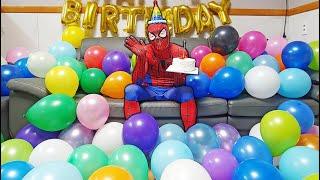 Spiderman's Birthday with Hulk İn Real Life