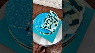 Mirror glaze cake #shortsfeed #shorts #trending #mirrorglazecake #cakedecorating