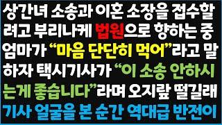 (신청사연) 상간녀 소송과 이혼 소장을 접수할려고 부리나케 법원으로 향하는 중 , 엄마가 "마음 단단히 먹어"라고 말하자 택시기사가~ [신청사연][사이다썰][사연라디오]