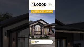 AYLIK 41.000₺ İLE ÇELİK VİLLA SAHİBİ OL!  #çelikkonstrüksiyon #home #villa