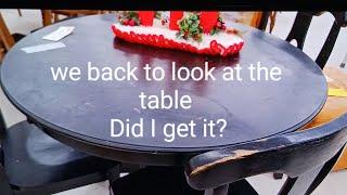 I went back to the store to check the table set out