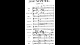 ZIGEUNERWEISEN (Op.20) by Pablo de Sarasate {Audio + Full score} Violinist: Itzhak Perlman.