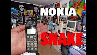 First Cell Phone Game on Nokia 5185i - Snake -