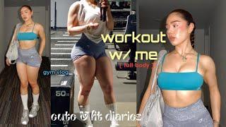 FITNESS VLOG: full body workout w/ me, talk through, gym vlog, Gymshark summer sale faves 