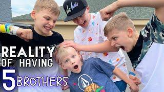 The Reality of Being 1 in FIVE BROTHERS!