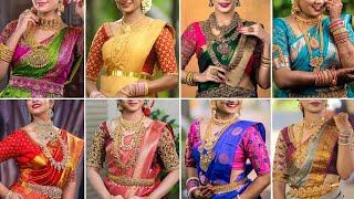 Stunning Bridal Sarees Collection | South Indian Wedding Saree Design | Silk Saree Blouse Designs