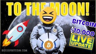 BITCOIN 10K!! BTC USD PRICE TARGET ANALYSIS TA Crypto Trading Live Stream & Cryptocurrency News