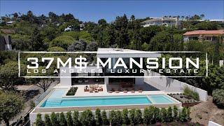 37M$ Mansion in Los Angeles County That Suffered Wildfire Damage | 4K Tour Video