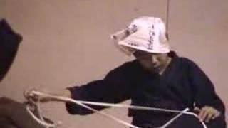 Children practising kendo in Japan