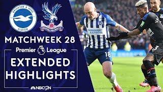 Brighton v. Crystal Palace | PREMIER LEAGUE HIGHLIGHTS | 2/29/2020 | NBC Sports