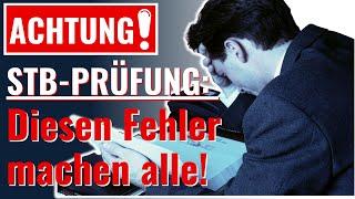 ACHTUNG Steuerberaterprüfung: Diesen Fehler machen alle!