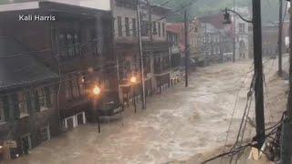 Flash flooding hits Ellicott City, Maryland