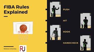 FIBA Rules Explained: Pushing & Contacting an opponent with the hand(s) and/or arm(s)