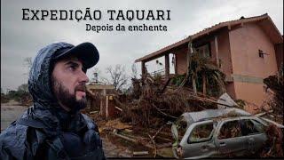 O INFERNO É AQUI !! Expedição taquari SOLO  PERCORRI 220 km pelo rio que Destruiu o RS