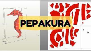 UNFOLD 3D MODELS WITH PEPAKURA | CREATE LOW POLY TEMPLATE IN PEPAKURA | PEPAKURA BASIC FOR BEGINNERS