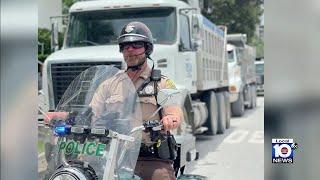 Miami-Dade police motorman meets with those who saved his life after head-on crash