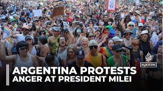 Protests erupt in Argentina over President Milei's ‘hate speech’